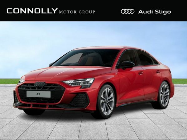 Audi A3 Saloon, Petrol, 2026, Red