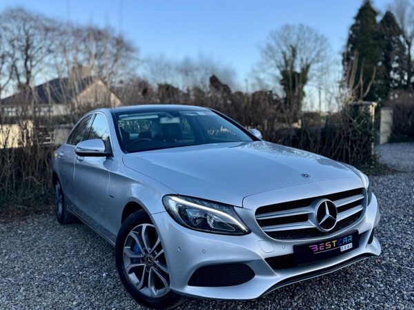 Mercedes-Benz C-Class Saloon, Petrol Plug-in Hybrid, 2017, Silver