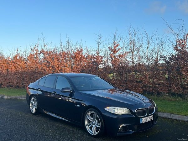 BMW 5-Series Saloon, Diesel, 2013, Blue
