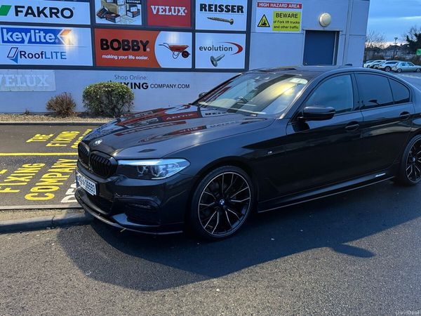 BMW 5-Series Saloon, Diesel, 2018, Black