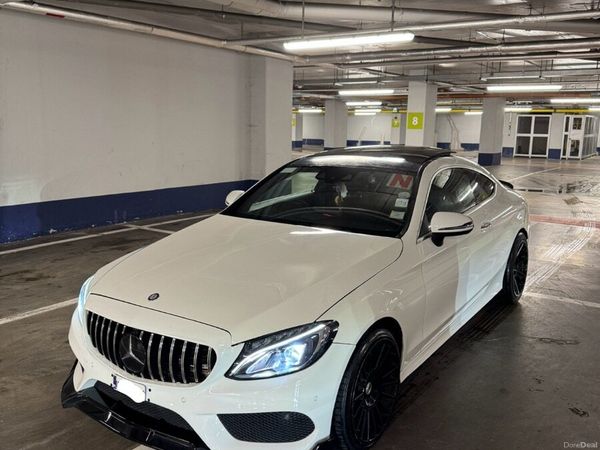 Mercedes-Benz C-Class Coupe, Petrol, 2016, White