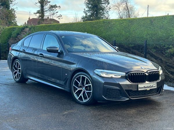 BMW 5-Series Saloon, Diesel Hybrid, 2021, Grey