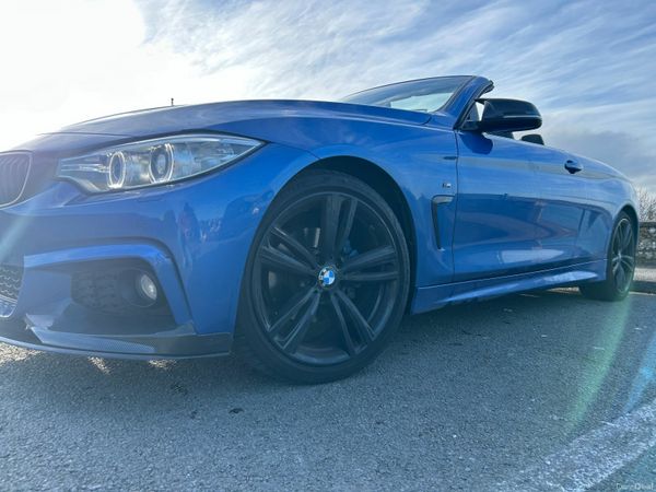 BMW 4-Series Convertible, Diesel, 2014, Blue