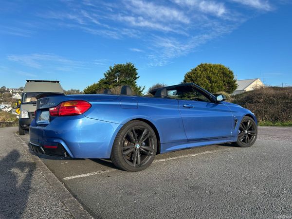 BMW 4-Series Convertible, Diesel, 2014, Blue