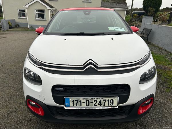 Citroen C3 Hatchback, Petrol, 2017, White