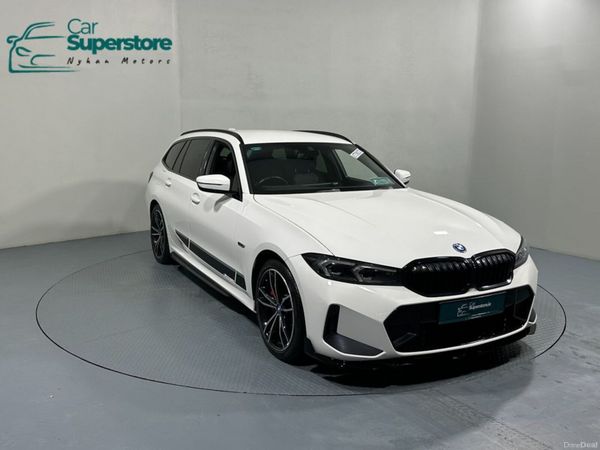 BMW 3-Series Estate, Petrol Hybrid, 2022, White