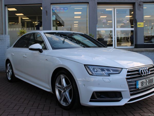 Audi A4 Saloon, Petrol, 2018, White