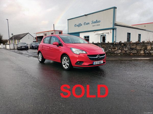 Opel Corsa Hatchback, Petrol, 2015, Red