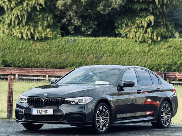 BMW 5-Series Saloon, Petrol Hybrid, 2019, Black