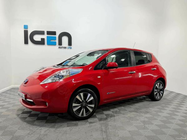 Nissan Leaf Hatchback, Electric, 2017, Red