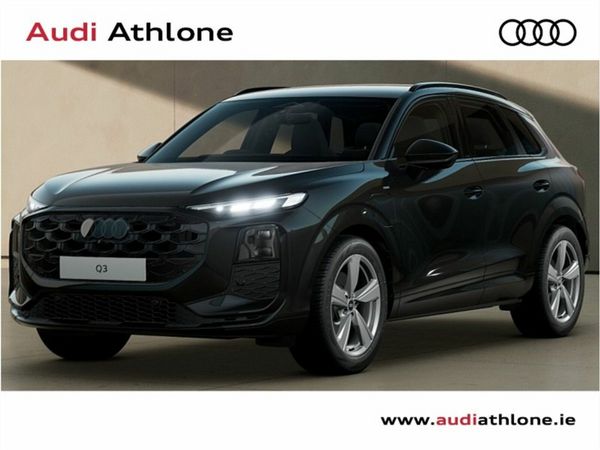 Audi Q3 SUV, Petrol Plug-in Hybrid, 2026, Black