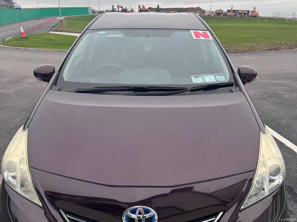 Toyota Prius MPV, Petrol Hybrid, 2013, Purple