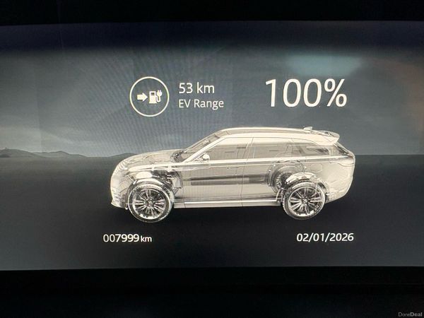 Land Rover Range Rover Velar SUV, Petrol Plug-in Hybrid, 2024, Black