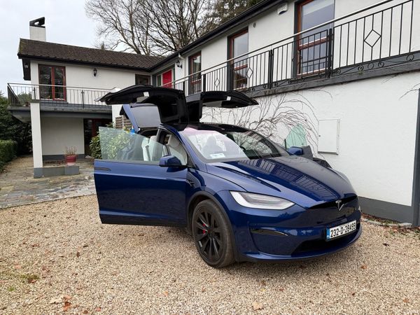 Tesla Model X MPV, Electric, 2023, Blue
