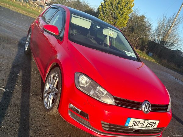 Volkswagen Golf Hatchback, Diesel, 2016, Red