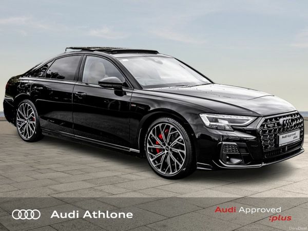 Audi A8 Saloon, Petrol Plug-in Hybrid, 2025, Black