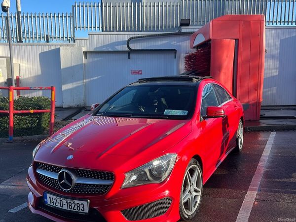 Mercedes-Benz CLA Saloon, Petrol, 2014, Red