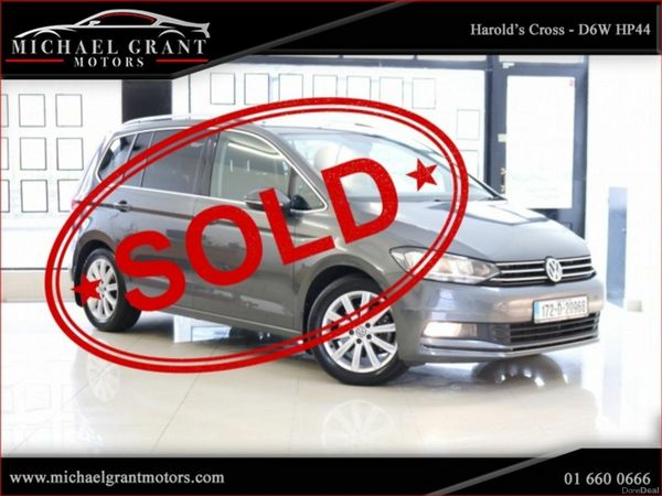 Volkswagen Touran MPV, Diesel, 2017, Grey