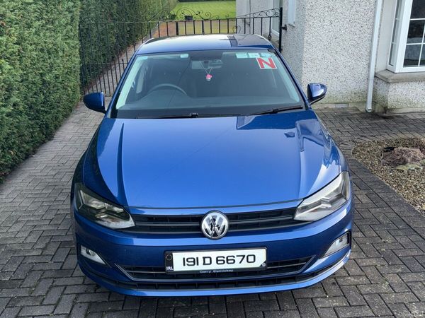 Volkswagen Polo Hatchback, Petrol, 2019, Blue