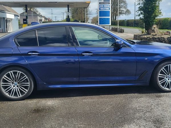BMW 5-Series Saloon, Diesel, 2017, Blue