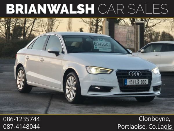 Audi A3 Saloon, Petrol, 2015, White