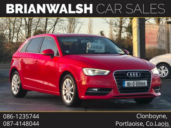 Audi A3 Hatchback, Petrol, 2016, Red