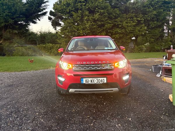 Land Rover Discovery Sport SUV, Diesel, 2016, Red