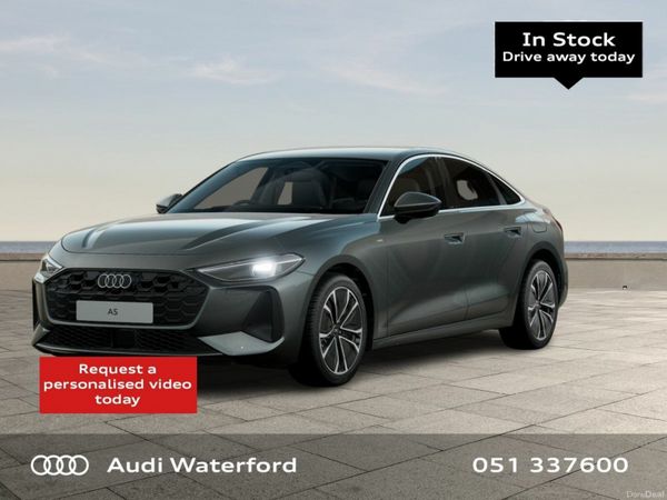 Audi A5 Saloon, Petrol Hybrid, 2026, Grey