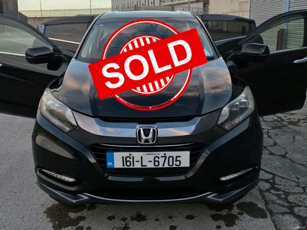 Honda Vezel Estate, Petrol Hybrid, 2016, Black