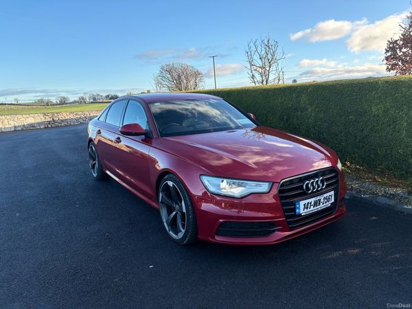 Audi A6 Saloon, Diesel, 2014, Red