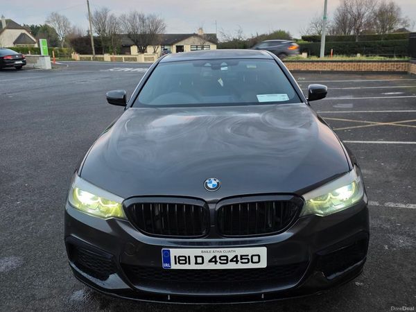 BMW 5-Series Saloon, Diesel, 2018, Grey