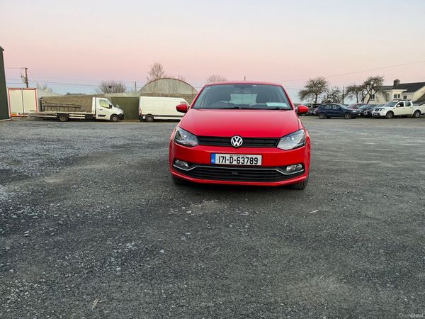 Volkswagen Polo Hatchback, Petrol, 2017, Red