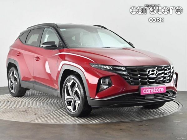 Hyundai Tucson SUV, Petrol Plug-in Hybrid, 2021, Red