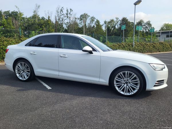 Audi A4 Saloon, Petrol, 2017, White