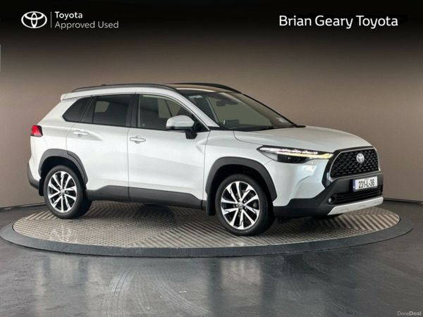 Toyota Corolla Cross SUV, Petrol Hybrid, 2023, White