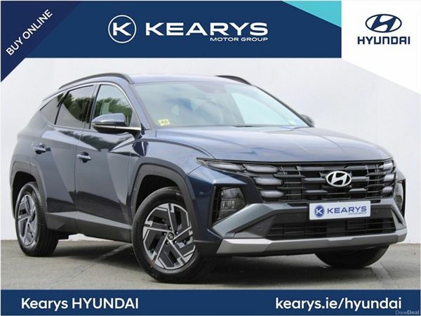Hyundai Tucson SUV, Petrol Hybrid, 2024, Blue