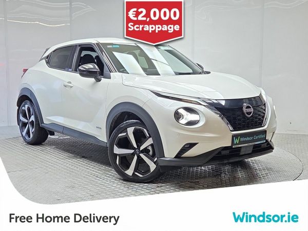 Nissan Juke SUV, Petrol Hybrid, 2025, White