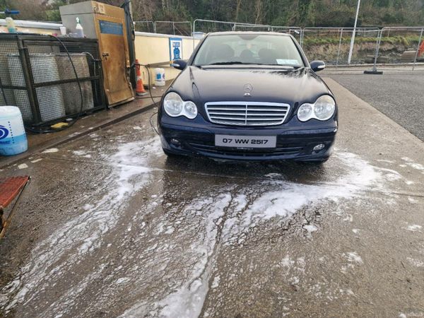 Mercedes-Benz C-Class Saloon, Petrol, 2007, Blue