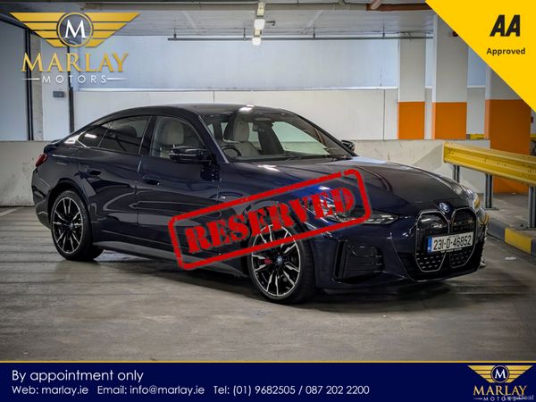 BMW i4 Coupe, Electric, 2023, Blue