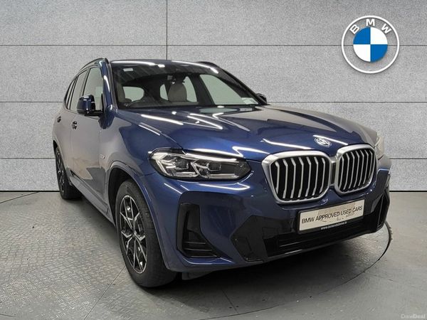 BMW X3 SUV, Petrol Plug-in Hybrid, 2022, Blue