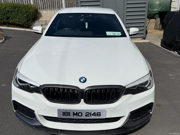 BMW 5-Series Saloon, Diesel, 2018, White