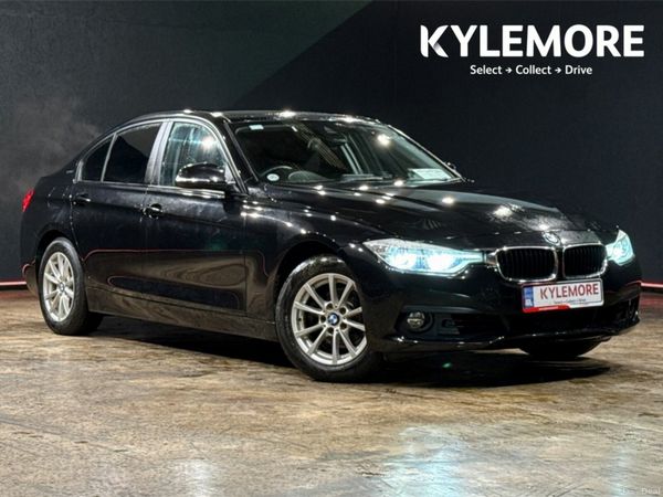 BMW 3-Series Saloon, Petrol Hybrid, 2017, Black