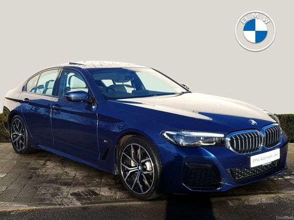 BMW 5-Series Saloon, Diesel, 2023, Blue