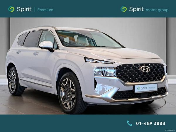 Hyundai Santa Fe SUV, Petrol Plug-in Hybrid, 2021, White