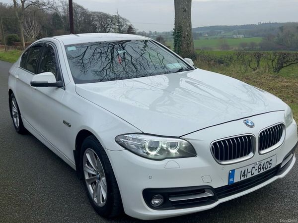 BMW 5-Series Saloon, Diesel, 2014, White