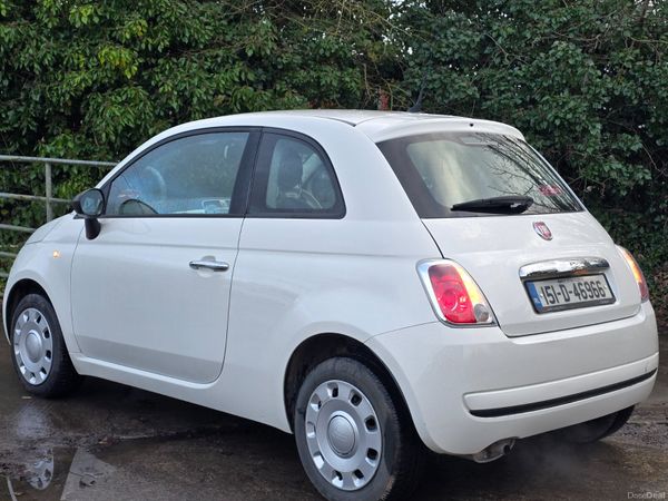 Fiat 500 Hatchback, Petrol, 2015, White