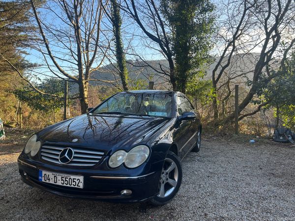 Mercedes-Benz CLK Coupe, Petrol, 2004, Blue