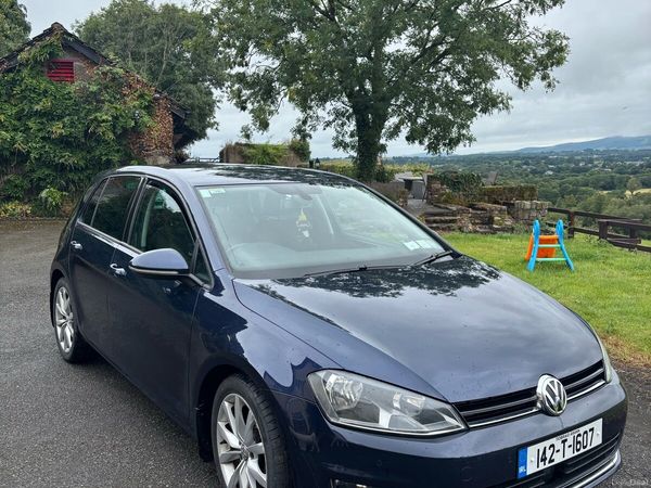 Volkswagen Golf Hatchback, Diesel, 2014, Blue