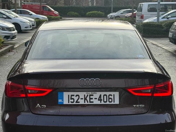 Audi A3 Saloon, Petrol, 2015, Red