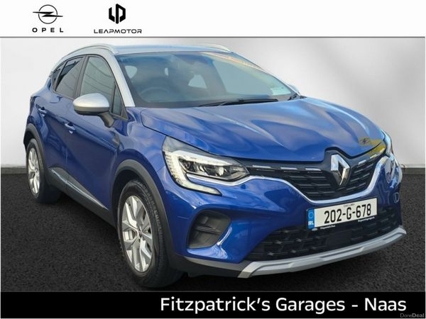 Renault Captur Hatchback, Petrol, 2020, Blue